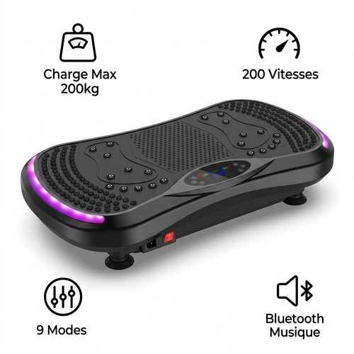 Plateforme vibrante fitness - plateforme, 3d