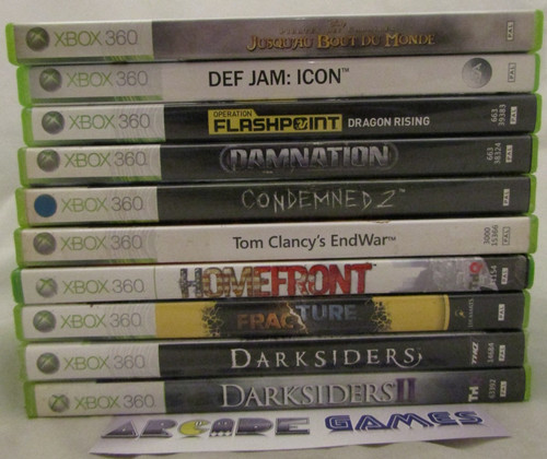 Lot jeux xbox 360 - lot,