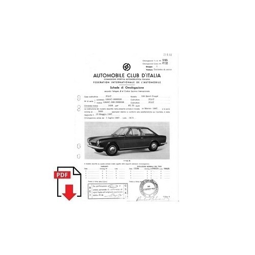 1967 fiat 124 sport coupé - sport,