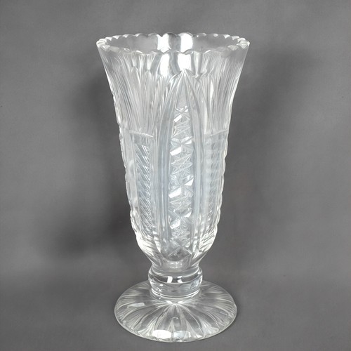 Vase tulipe vintage cristal - tulipe,