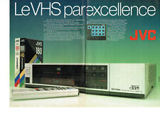 1985 Advertising 058 VCR JVC HR-D140 (2 Page) Cassettes