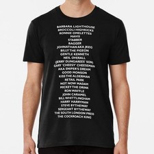 Bob Mortimer's Names White Size S to 5XL Made in the USA T-Shirt