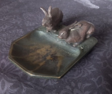 ancien bronze vide poche en bronze signé Albert MARIONNET (1852-1910 art nouveau