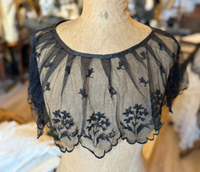 TEXTILE ANCIEN - COL DENTELLE