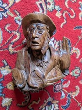 BUSTE BOIS HOMME XIX ÈME