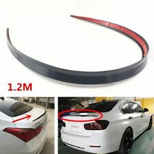 Spoiler Universel Souple 1,2m en PU Noir pour Coffre ou Toit de Voiture