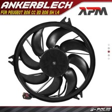 Ventilateur Refroidissement Moteur de Radiateur pour Peugeot 206 Cc 2D 206 Sw