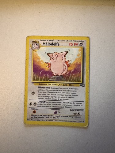 Carte pokémon mélodelfe - carte,