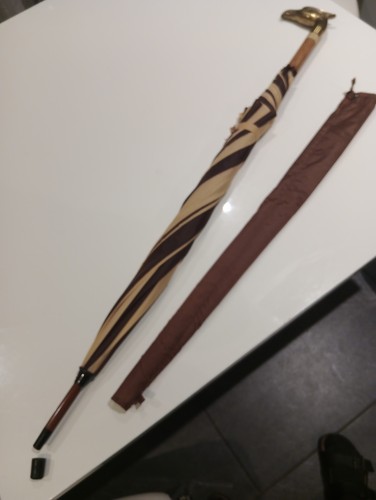 Parapluie canne ancien tête - canne,