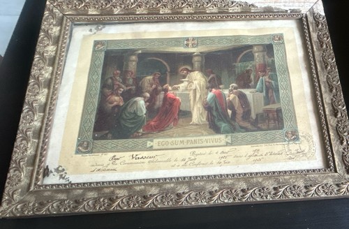 Ancien diplôme communion - ancien, de