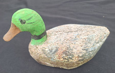 Ancien Appelant Canard en Bois