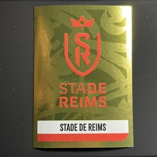 427 ECUSSON LOGO BADGE REIMS PANINI FOOT 2020 2021 STICKERS FOOTBALL FRANCE