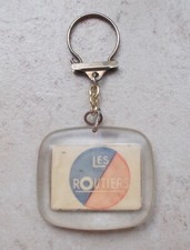 Old vintage restaurant keychain LES ROUTIERS 1960s vtg automobilia