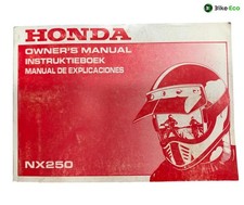Manuel du proprietaire HONDA NX 250 1988-1996 DOMINATOR