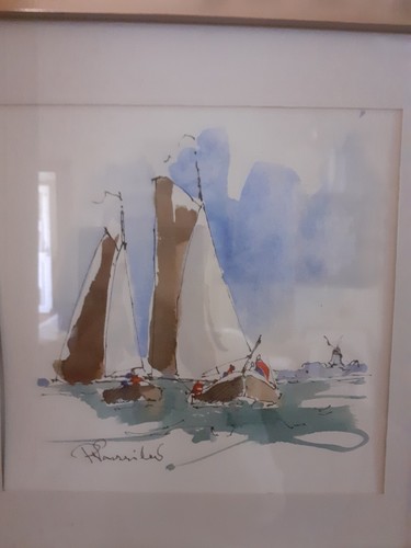 Aquarelle voiliers de peter - aquarelle, voiliers"