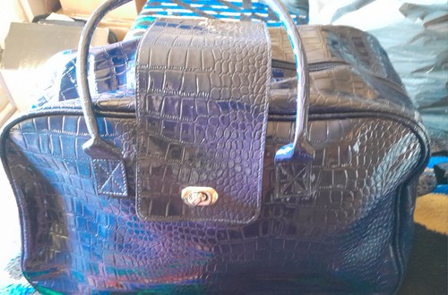 Grand sac voyage bleu - grand, style