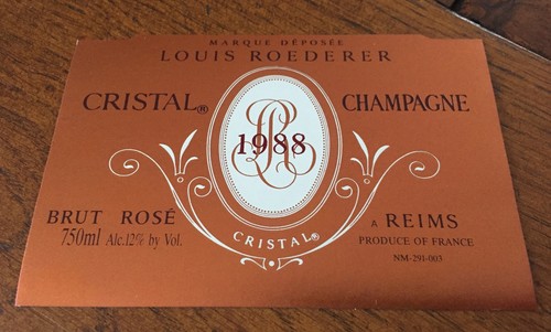Une étiquette champagne - étiquette,
