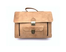 Cartable en cuir véritable