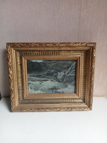 Penture ancienne sur isorel - ancienne,