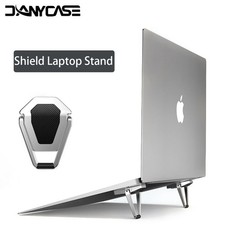 Shield Foldable Laptop Stand Notebook Support Portable Rubber Skid Pad DeskStand
