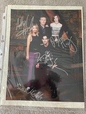 Buffy the Vampire Slayer 8x10 Signed Photo Cast x4 With COA