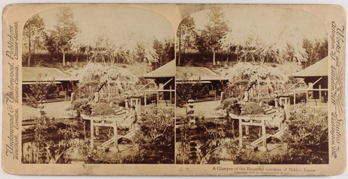 Japon jardin nikko 1896 - 1896, photo