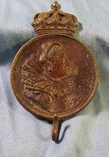 Beau médaillon en bronze XIXe