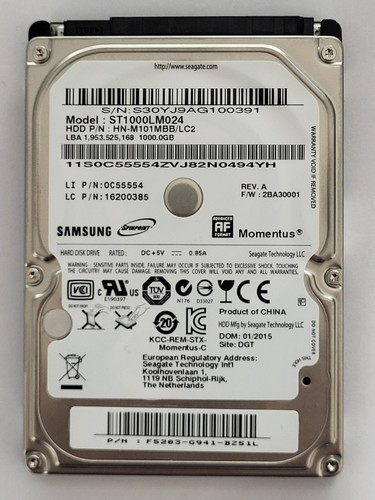 St1000lm024 m101mbb lc2 - st1000lm024,, hn-m101mbb/lc2