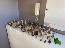 Lot Of 60 Figures Owls Owls Dogs Cats Ceramic Materials Tiny Tunes