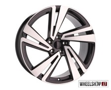 VW Style R18 5x112 jantes alliage noir 7.5j ET43 4x jantes 18 pouces SKODA SEAT