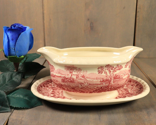Saucière vintage faïence - en,
