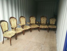 Quatre Fauteuils Cabriolet Et Deux Chaises Style Louis XV