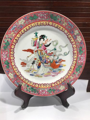 Assiette ancienne - , en