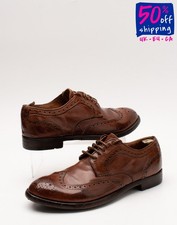 RRP €450 OFFICINE CREATIVE Leather Derby Brogue Shoes US7 UK4 EU37 HANDMADE