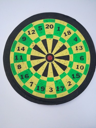Cible jeu fléchettes - à,