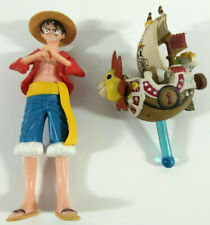 One Piece Luffy #1 Collection Hachette 2015 & Sunny Pillarsless Figures