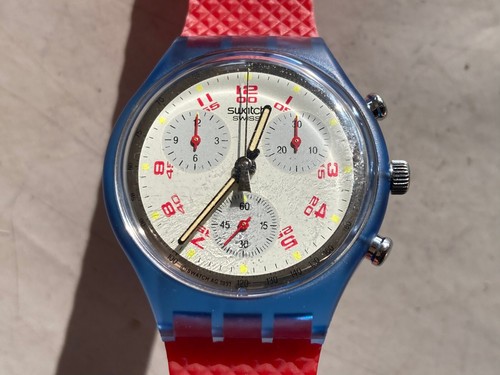 1992 swatch chrono jfk - swatch,