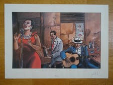 Loustal Sérigraphie Signée