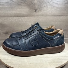 Mephisto Hugh City Hiker Navy Blue Leather Comfort Shoes Sneaker Mens Size 10
