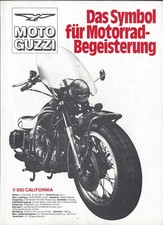 Moto Guzzi V850 California 250TS 750S 850T Original Brochure Brochure Depliant
