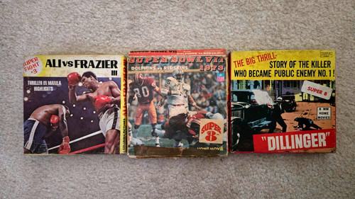 Lot films super 8 - , nfl