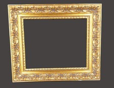 Cadre tableau en bois et stuc