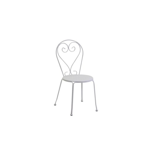 Chaise jardin blanc 41x48 h - jardin,