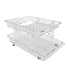 Organiseur De Canettes De Soda à Roulettes Pour Réfrigérateur 2 Couches OB