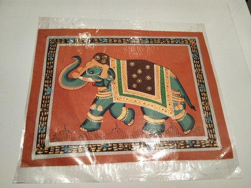 Peinture sur soie - peinture, hindou
