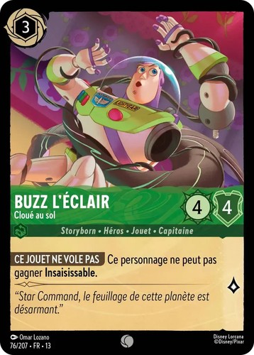 Buzz éclair cloué au - buzz, l'Éclair