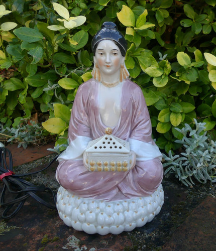 Ancienne veilleuse porcelaine - ancienne,