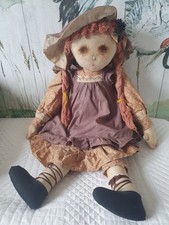 Grande poupée chiffon vintage