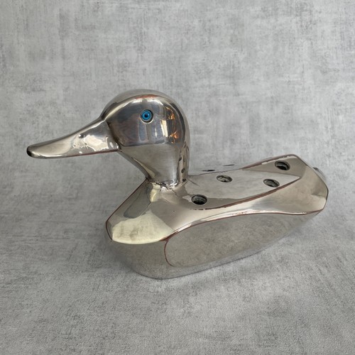 Pique fleurs vase canard - , au