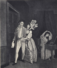 Gravure CURIOSA, 1913 : ON LA